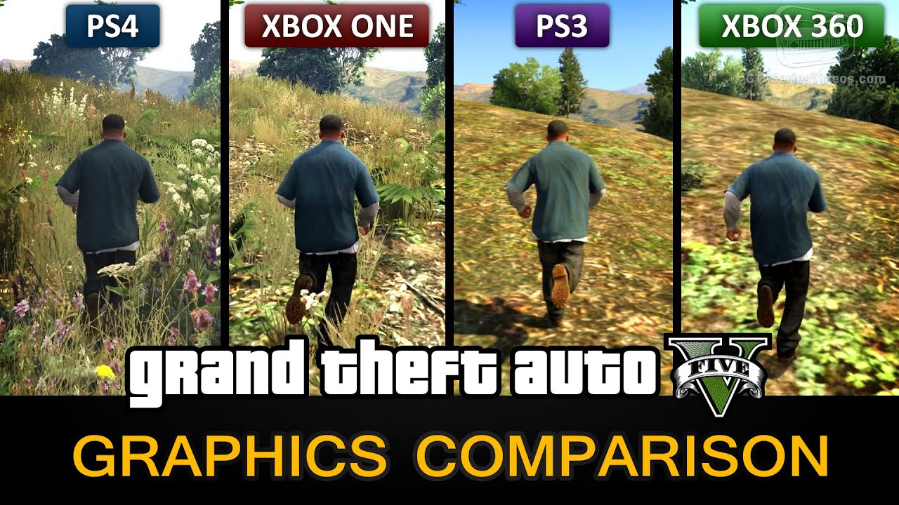 GTA 5 Graphics Comparison - PS4 / Xbox One / PS3 / Xbox 360